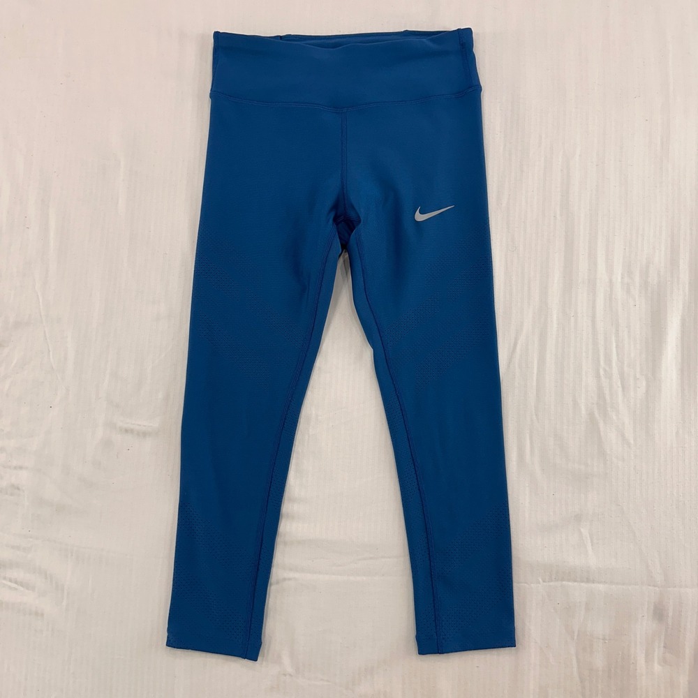 Nike Epic Lux Running Crop Tights Womens‎ Small Blue 831879-457 | Athletic